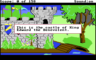 King’s Quest I · native C64 · Sierra Game Compiler 1.1.13 · VICE capture