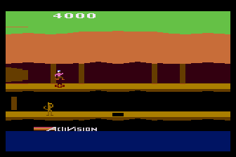 Pitfall II for Atari 2600 displayed by Tritari in an Atari XL/XE emulator