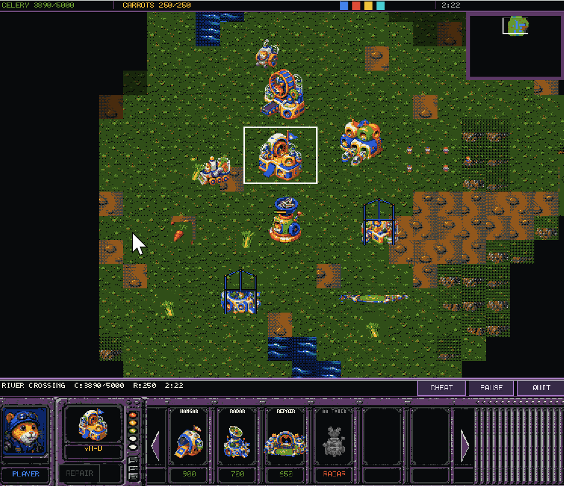 Hamster Command gameplay